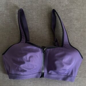 Victoria’s Secret size 34DD front closure Women's Purple Sports Bra